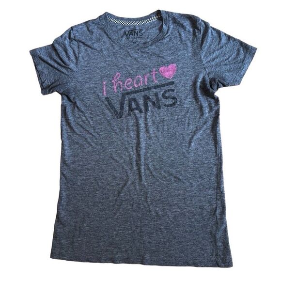 Vans Tops - VANS | Grey | I 💖 Vans Graphic Tee Shirt | Size Medium